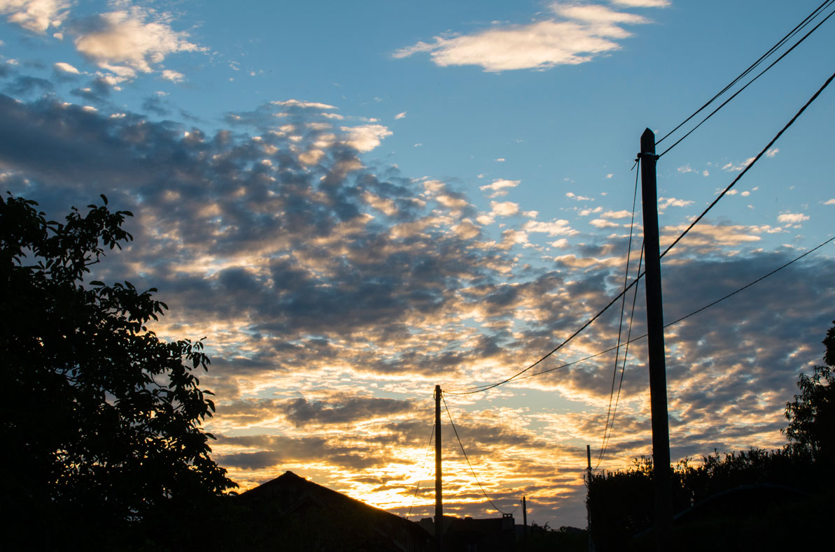 Licht en wolken