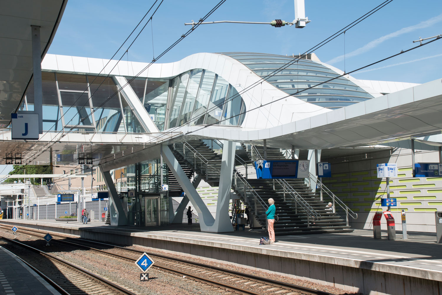 Station Arnhem vanaf perron