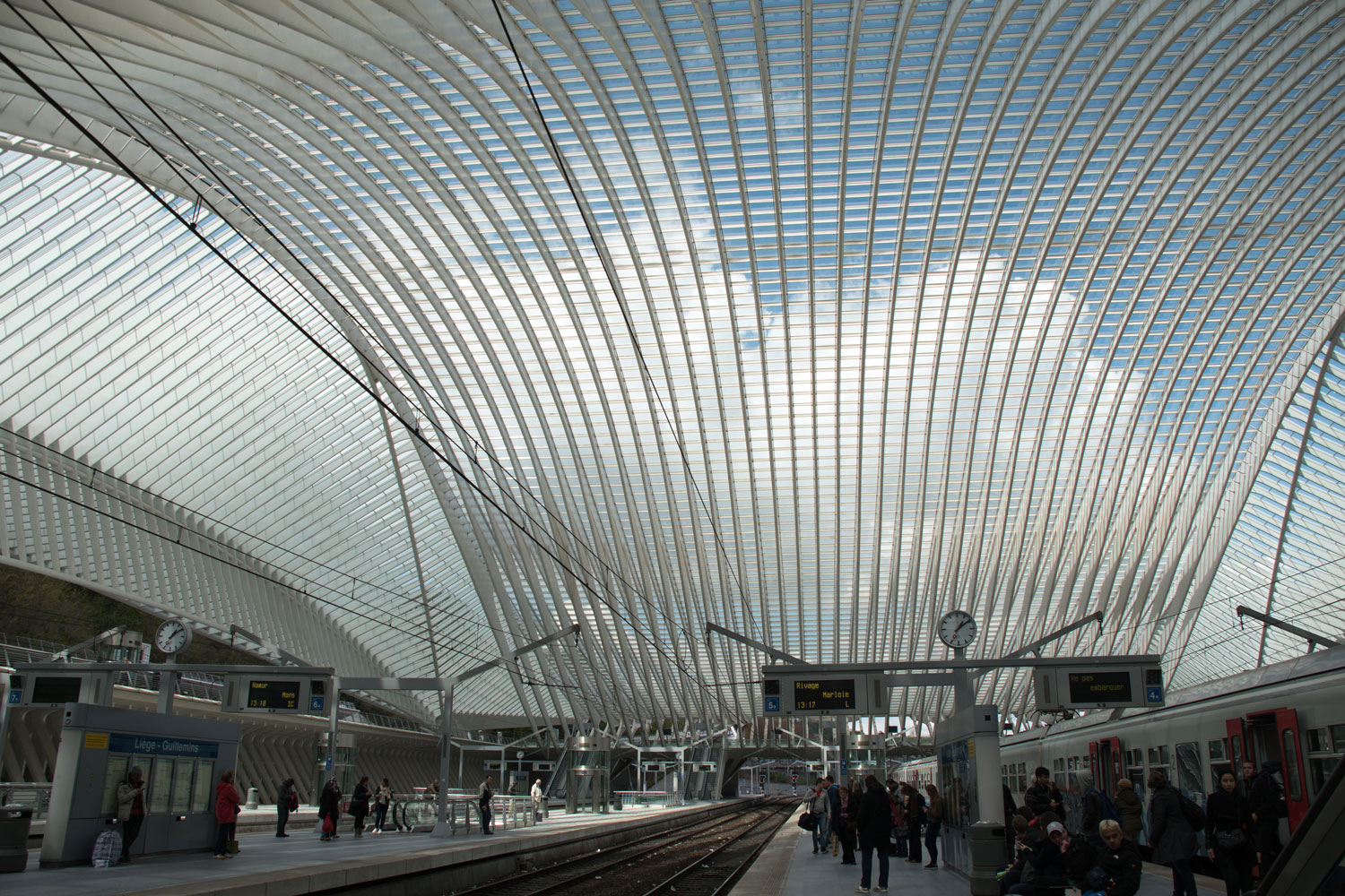 Station Guillemins Luik plafond