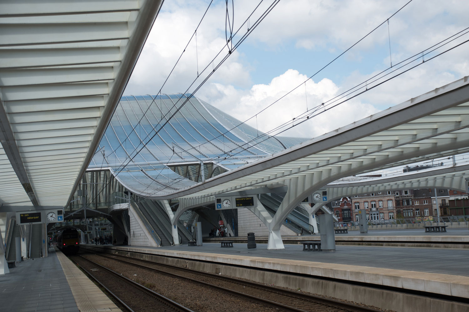 Station Guillemins Luik daklijnen