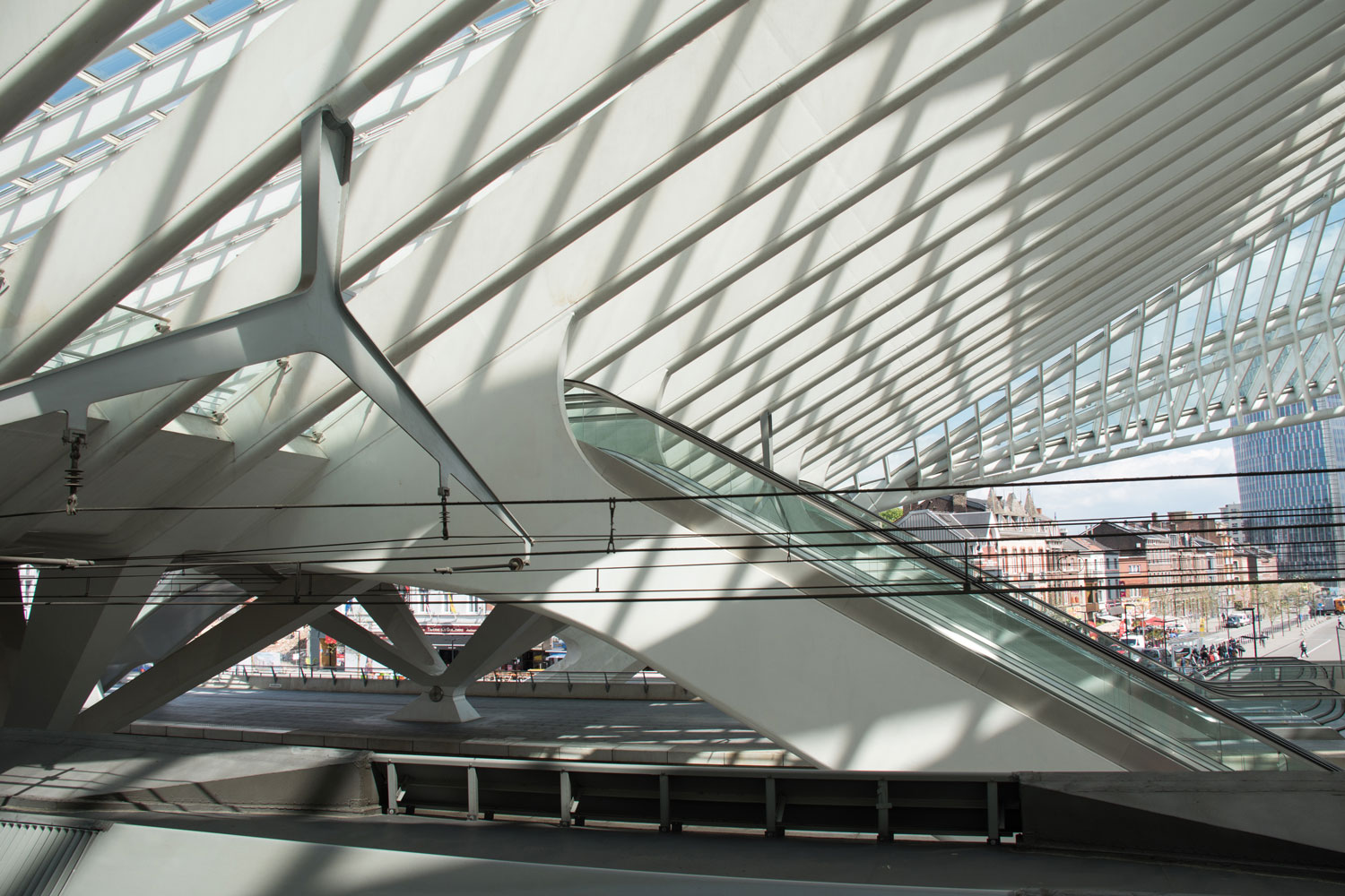 Station Guillemins Luik vanaf perron