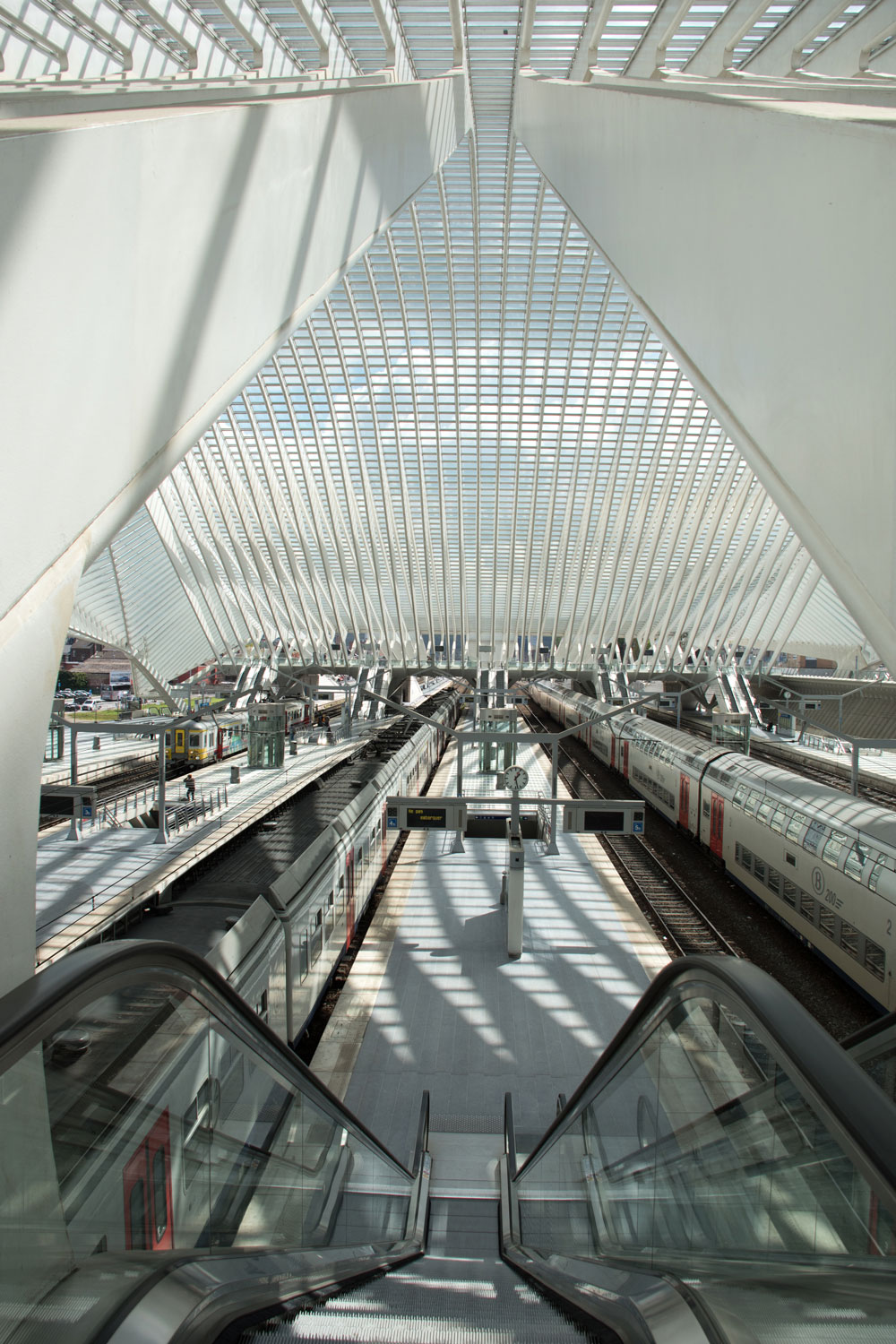 Station Guillemins Luik naar perron